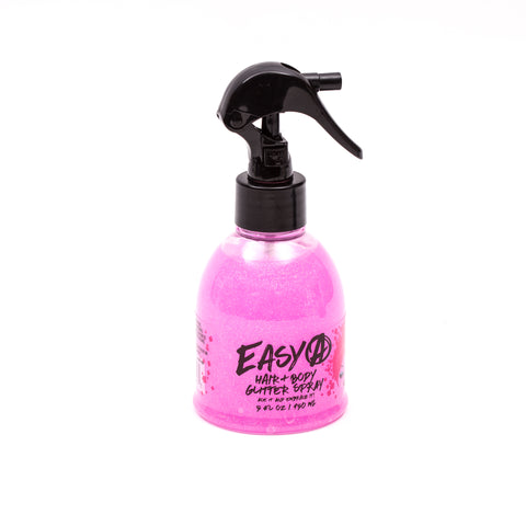 Easy A Hair and Body Glitter, 5 oz, Pink