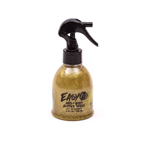 Easy A Hair and Body Glitter, 5 oz, Gold