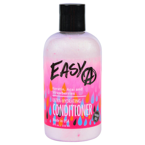 Easy A Ultra-Hydrating Conditoner with Keratin, Acai and Strawberries, 8 oz