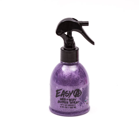 Easy A Hair and Body Glitter, 5 oz, Purple